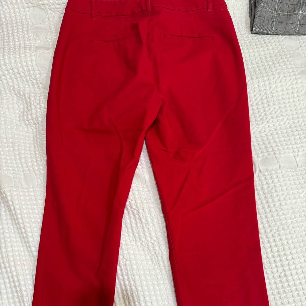 White House black market red pants